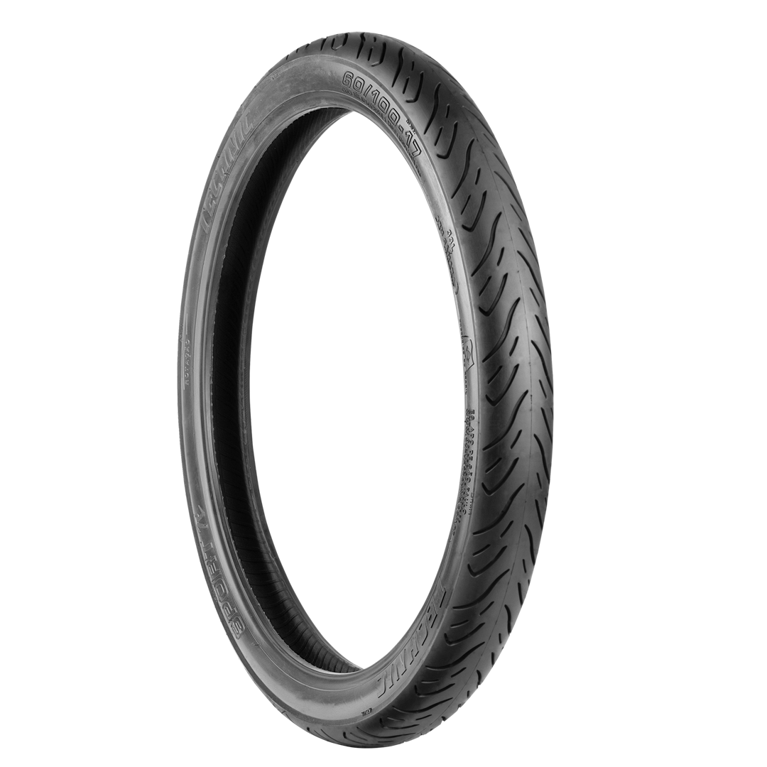 Pneu p/ moto aro 17 * 60/100-17 - diant. biz 100/125, pop 100 e similares (sport r) s/câm.